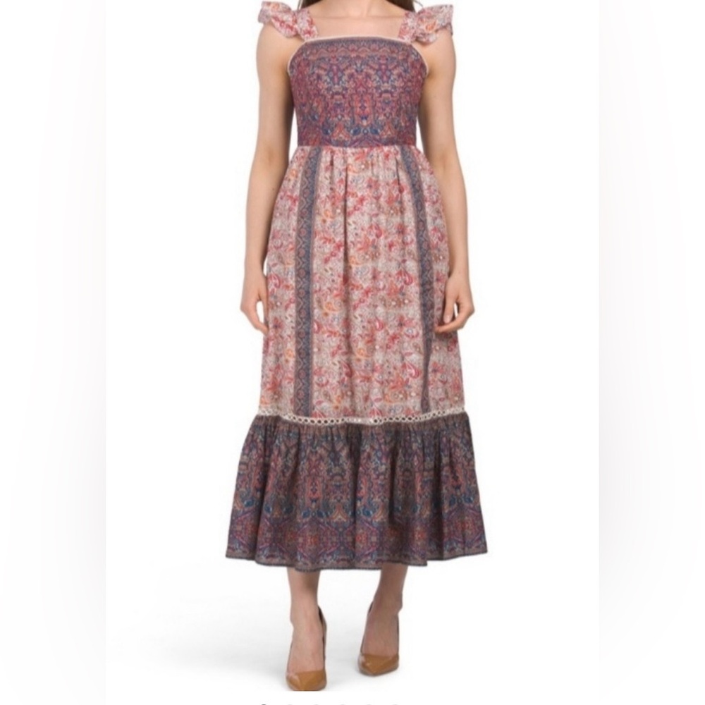 Haute Hippie floral Backless Dress